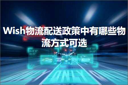 跨境电商知识:Wish物流配送政策中有哪些物流方式可选